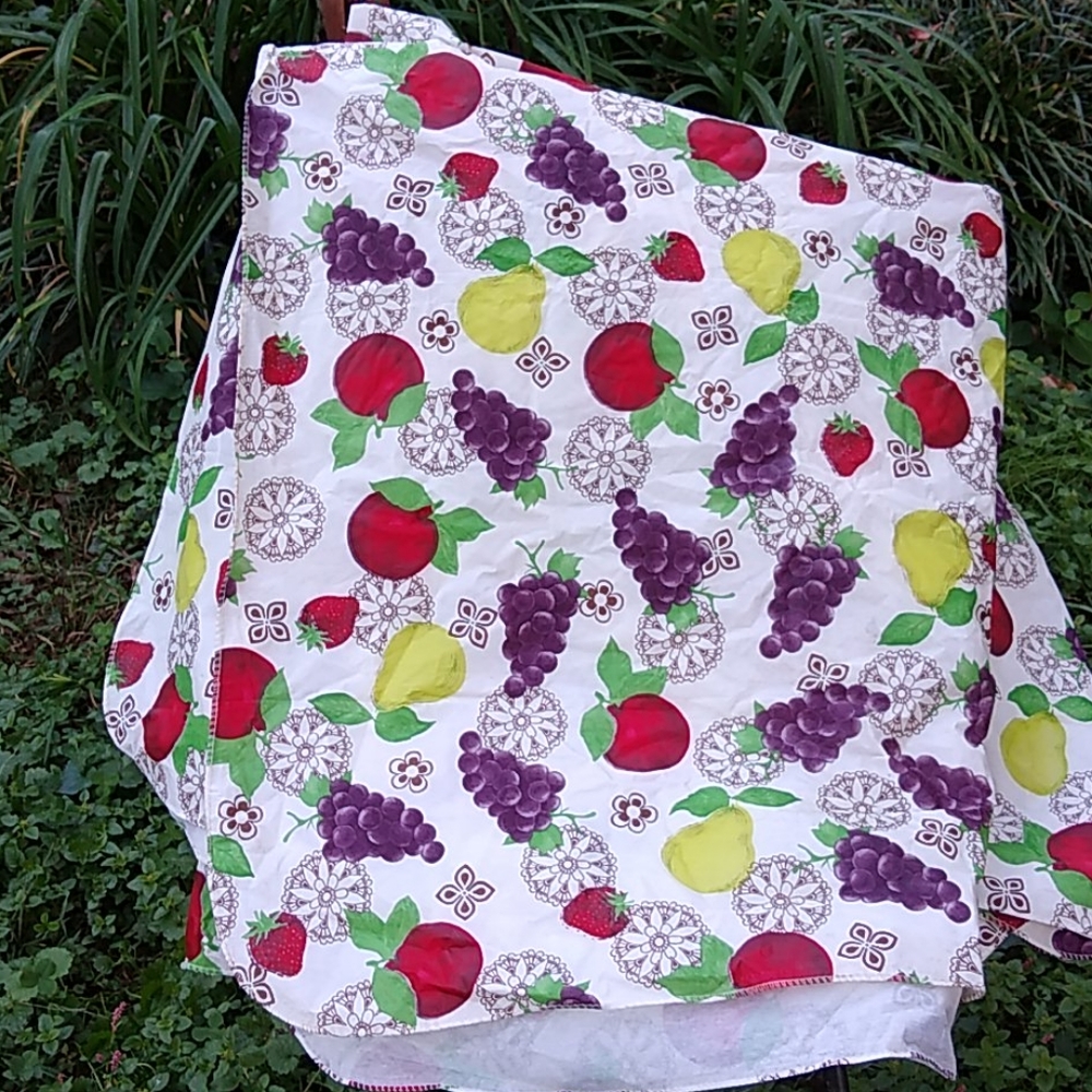 Three Vinyl Tablecloths
